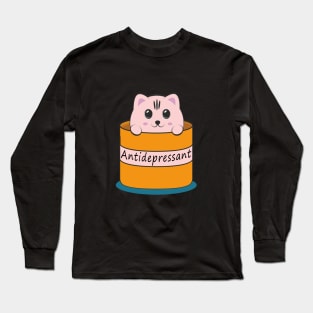 Antidepressant Cat Long Sleeve T-Shirt